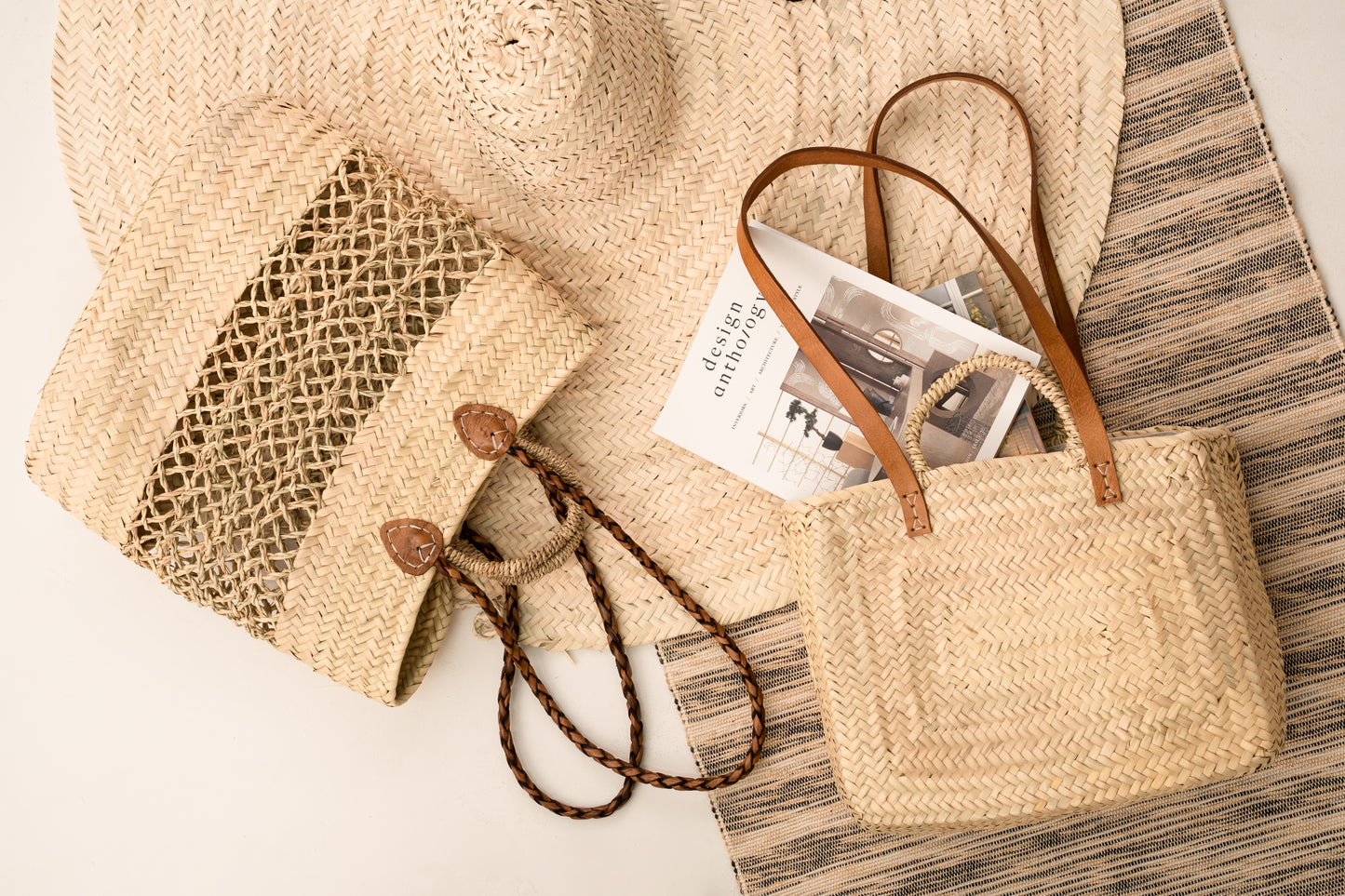 Boxie Tote Basket Bag