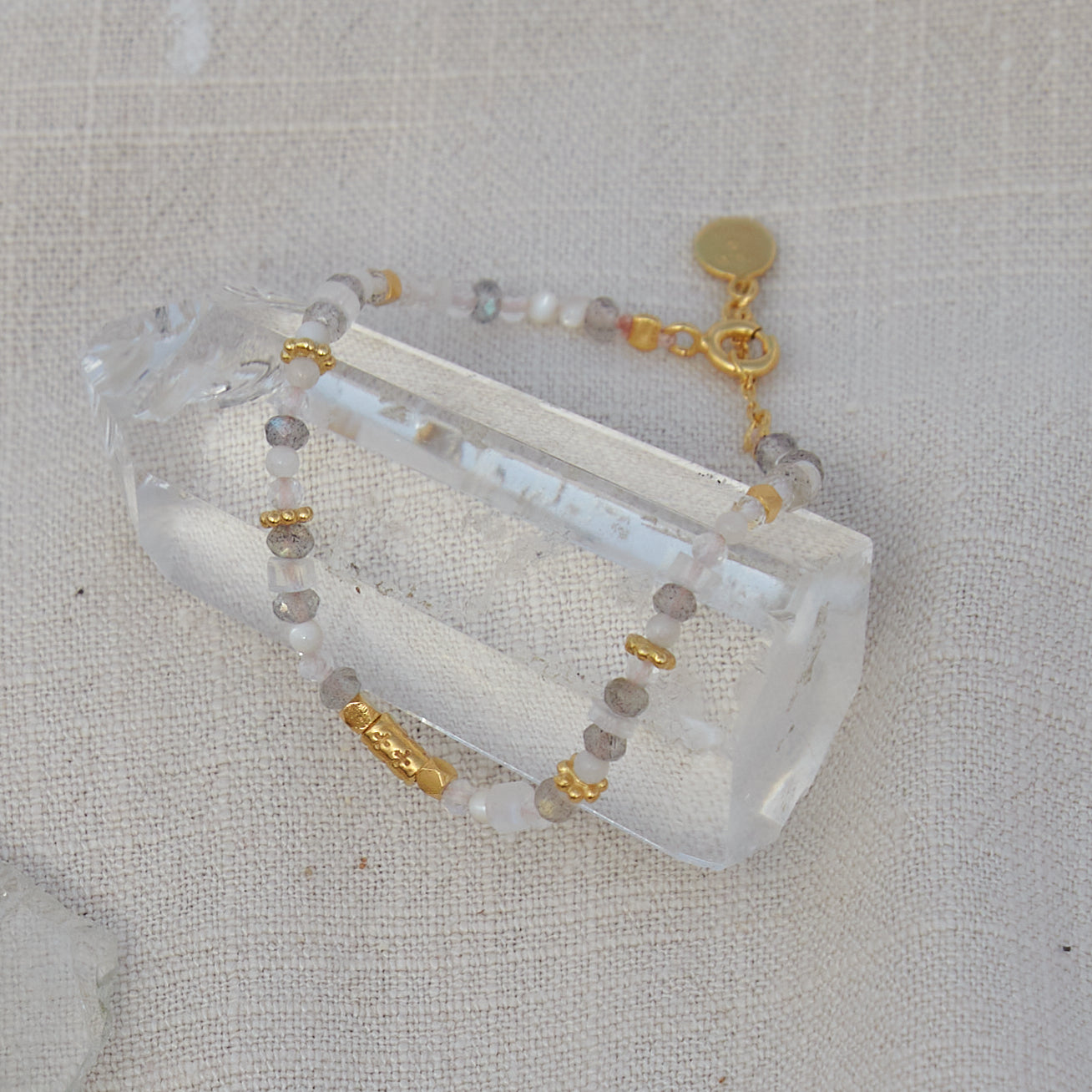 Moon Classic Bracelet (Moonstone, Labradorite, Mother of Pearl)