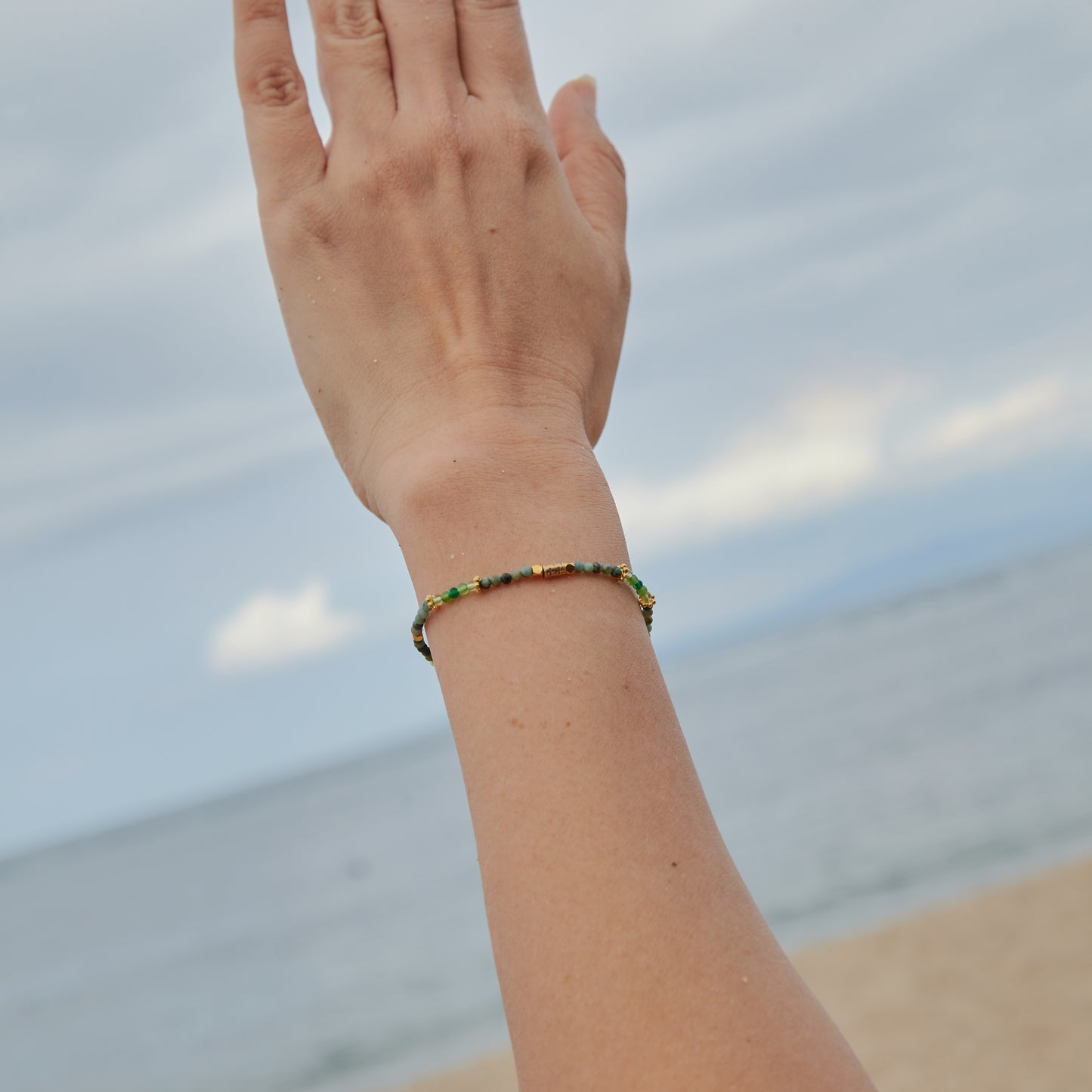 Palm Classic Bracelet (Aventurine, Agate, Jade, Peridot)