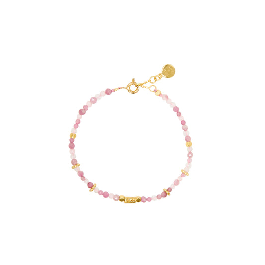 Rose Classic Bracelet (Tourmaline, Opal, Rose Quartz)