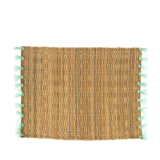 Tassel Placemat - Mint