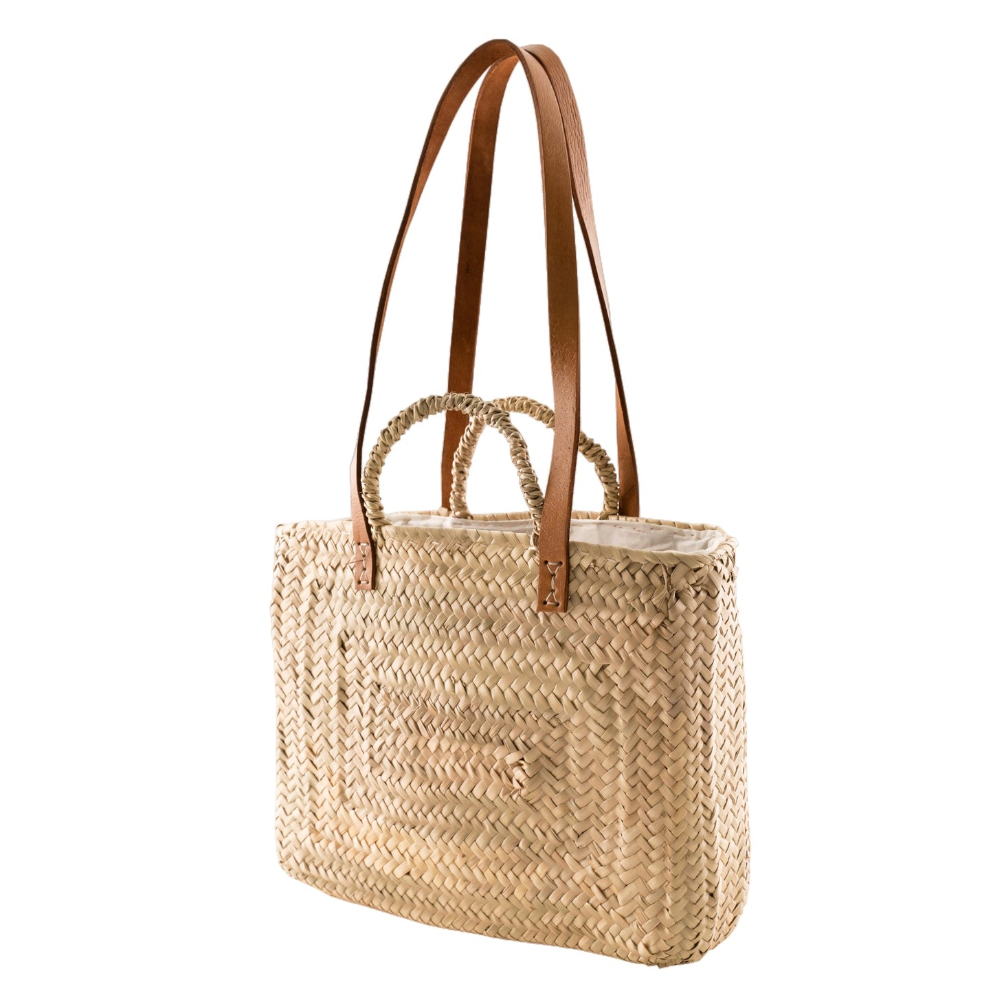 Boxie Tote Basket Bag