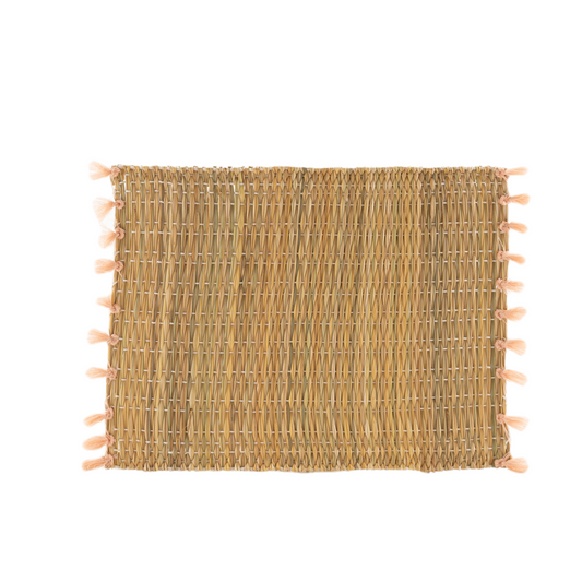 Tassel Placemat - Peach